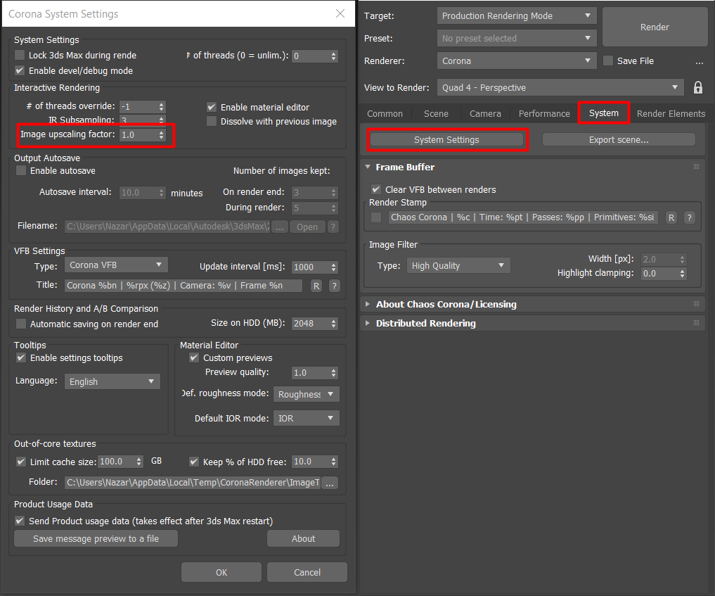 What is Image upscaling factor - 3ds Max? – Chaos Help Center