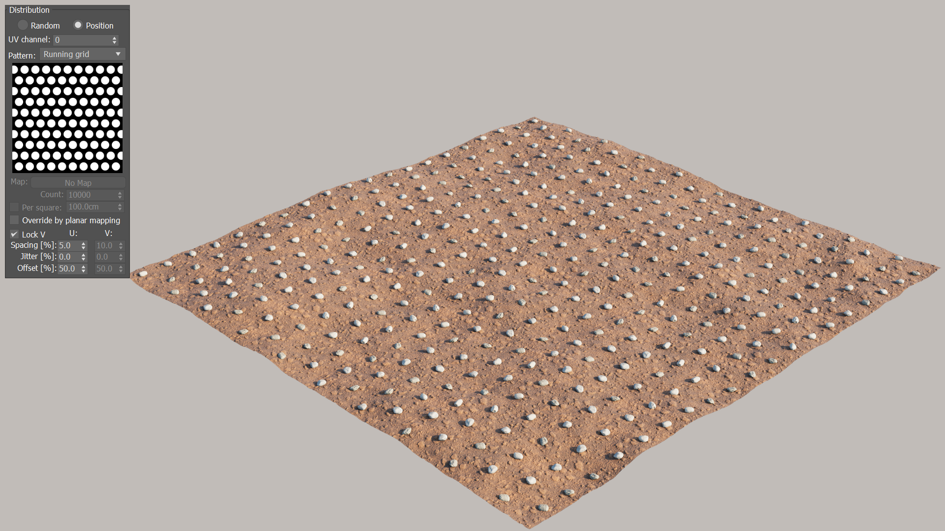 Chaos Scatter_3ds max_Surface Scattering_Running.png