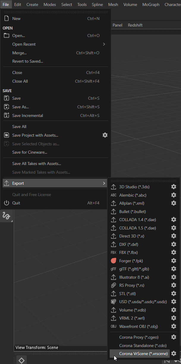 Corona13-export-options.png