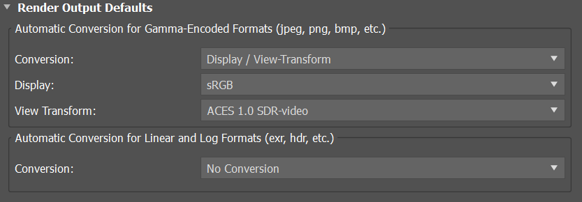 RenderOutputDefaults_OCIODefault.png