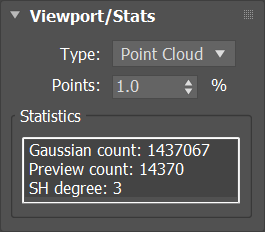Corona_3dsmax_GaussianSplats_CommandpanelUI_Viewport-Stats.png