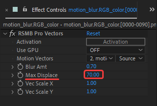 How to use V-Ray Velocity pass with ReelSmart Motion Blur (RSMB