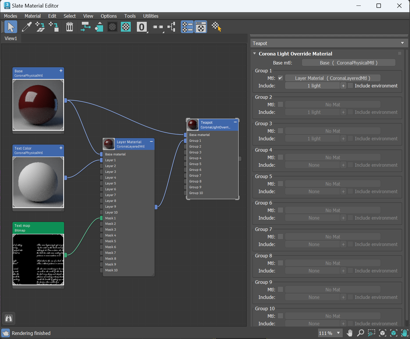 CoronaLightMaterialOverrideExample3_Materialsetup.png