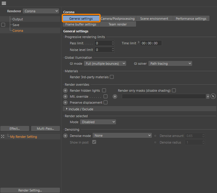 During render. Corona render Global illumination. Denoising Corona render настройки. Финальный рендер разрешение. Preference settings 3d Max где находится.