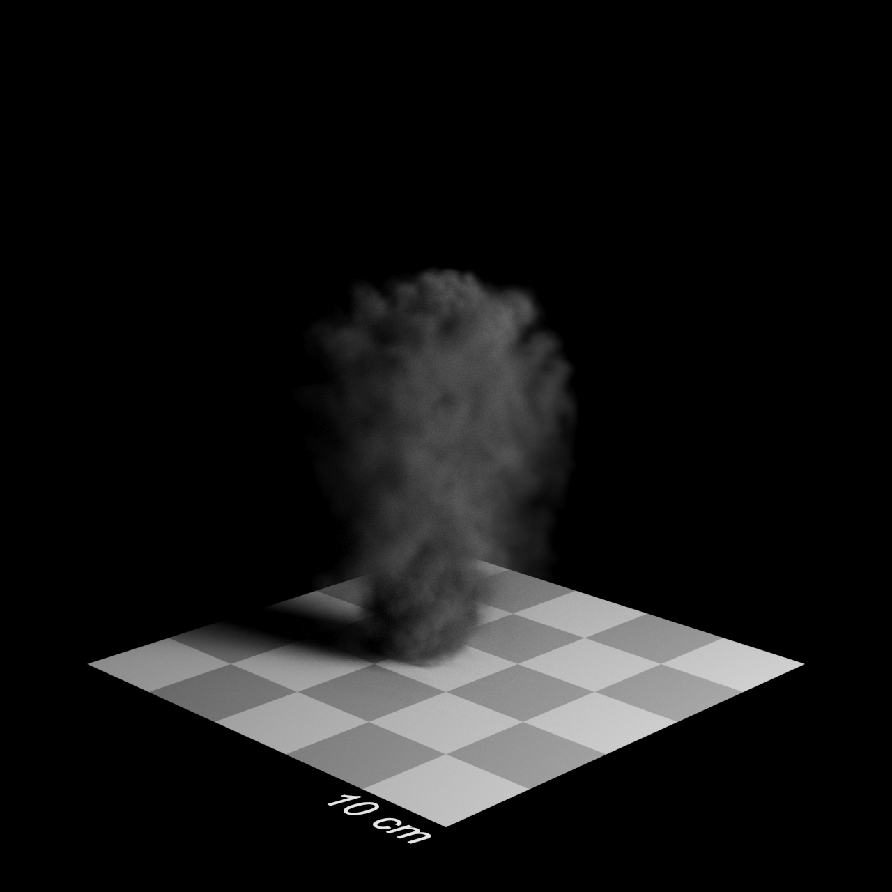 Volumetric chessboard, no figures, 3d, no background