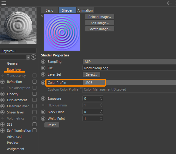 15_CoronaNormalShader_Example_D_MtlSetup_Before.png